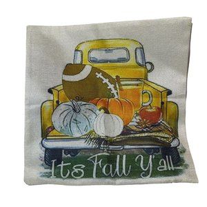 It’s‎ Fall Y’ALL Double Sided Zip Throw pillow cover 13.5” x 13.5”